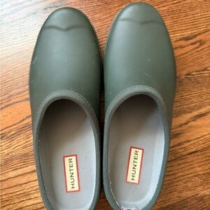Hunter Green Mules & Clogs